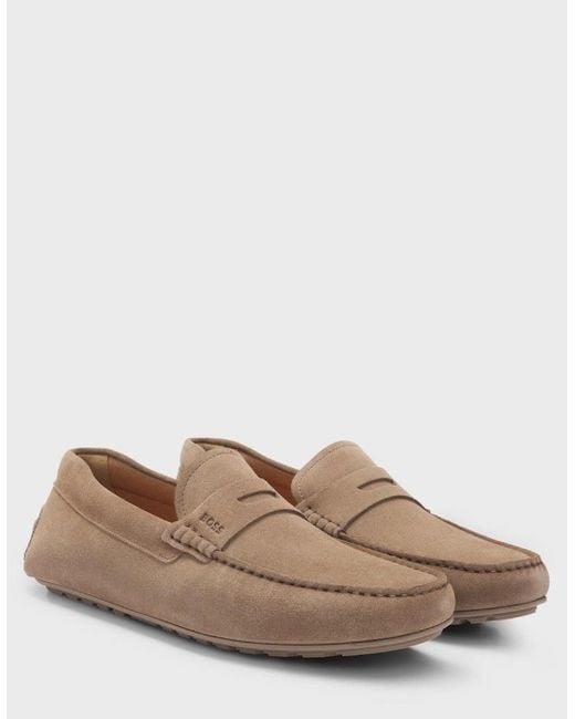 Boss Brown Boss Noel_Mocc_Sdpeb Shoes 260 Med for men