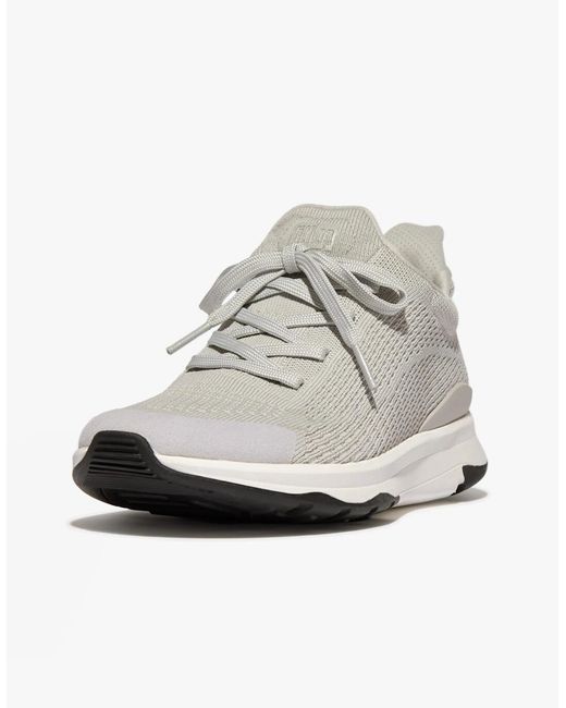 Fitflop White Vitamin Ffx Knit Sport Trainers Tiptoe Mix