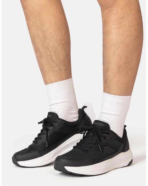 Kappa Black Trail Trainers for men
