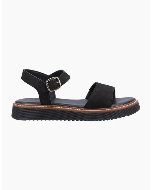 Hush Puppies Black Cassie Sandals