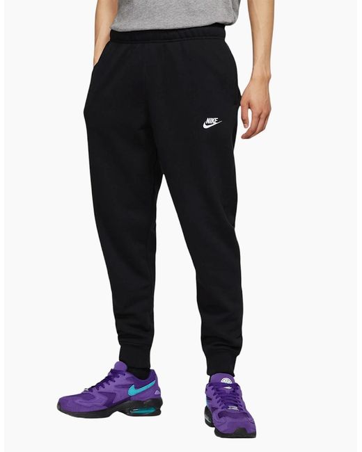 Nike Black Bv2654 Tracksuits Club Fleece Hoodie Jogger Loose Fit Sportswear for men