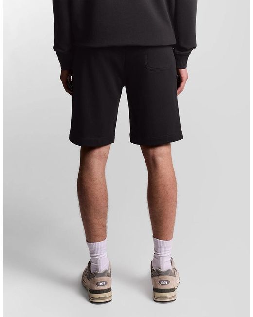 Lyle & Scott Blue Cotton Sweat Short for men