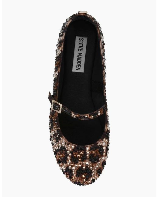 Steve Madden Multicolor Brissa Leopard Ballet Pumps