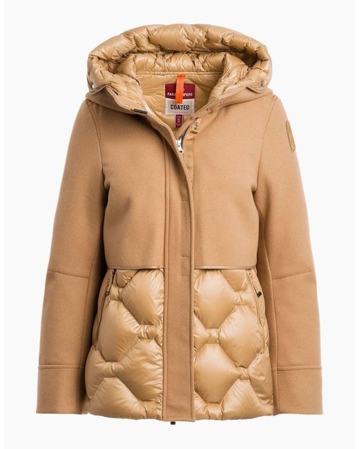 Parajumpers Natural Nadine Camel Down Jacket