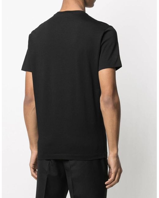 DSquared² Black Fade Logo Brothers T-Shirt for men