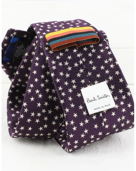 Paul Smith Purple Tie for men