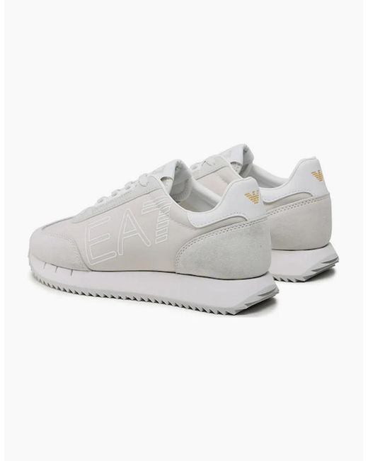 EA7 Gray Vintage Sneaker for men