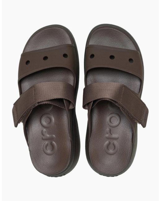 CROCSTM Brown Soho Two Strap Sandals