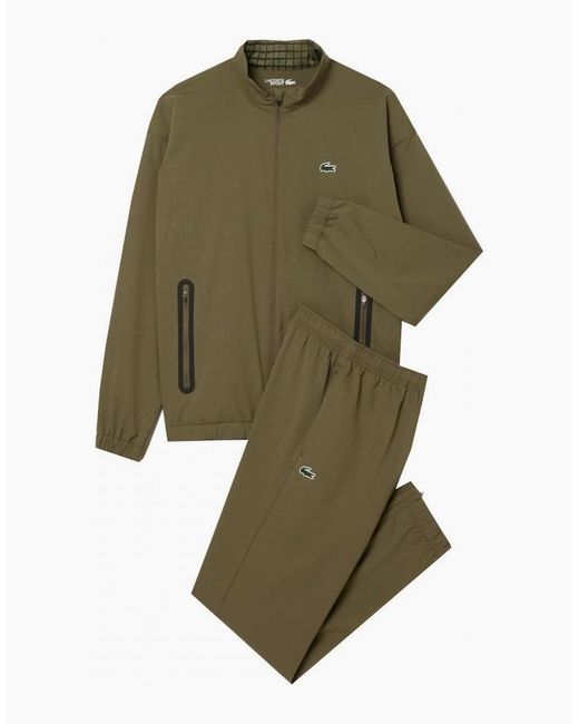 Lacoste Green Khaki Tracksuit for men