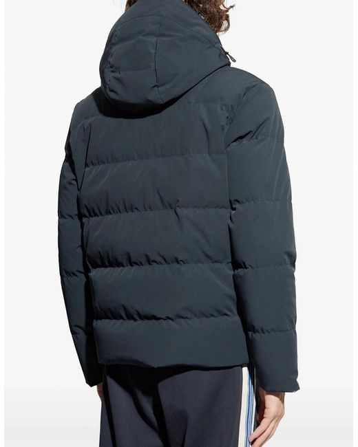Paul & Shark Blue Typhoon Hooded Down Jacket for men