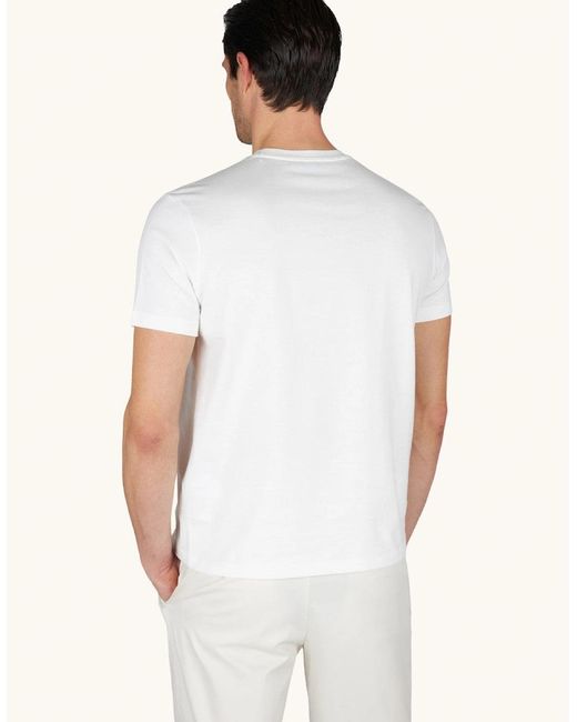 Paul & Shark White Chest Logo Tab T-Shirt 108 for men