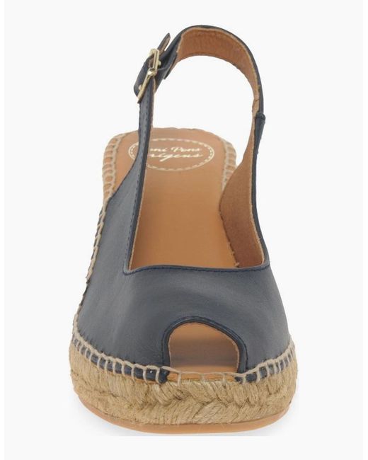 Toni Pons Blue Croacia Wedge Heel Sandals