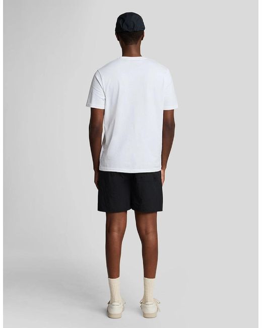 Lyle & Scott White Swim Shorts for men