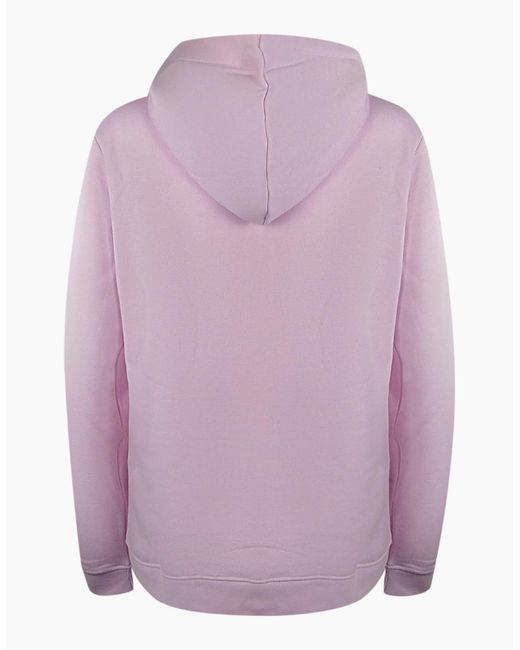 Love Moschino Purple Small Heart Logo Zip Hoodie