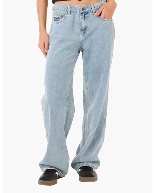 Rip Curl Blue Rip Curl Aggie Relaxed Jeans