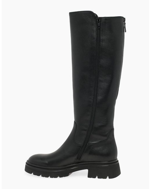 Gabor Black Match Knee High Boots