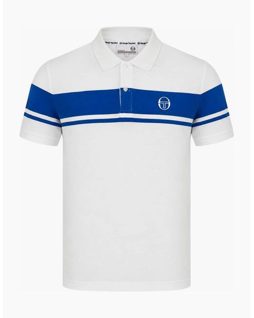 Sergio Tacchini Blue Young Line Polo Shirt/Princess for men