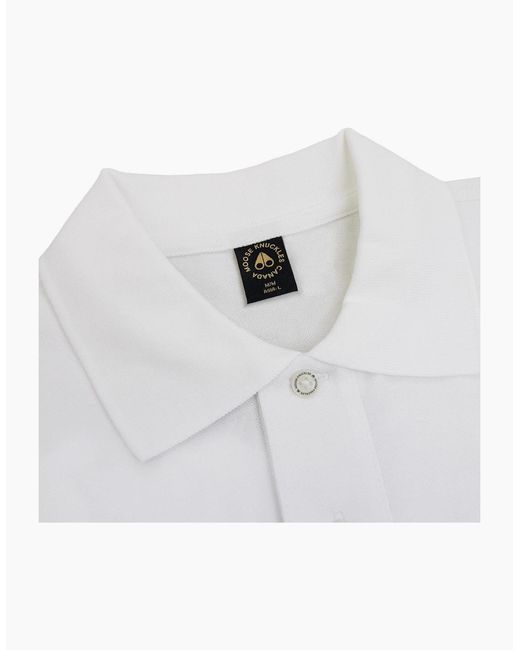 Moose Knuckles White Series Everett Polo for men