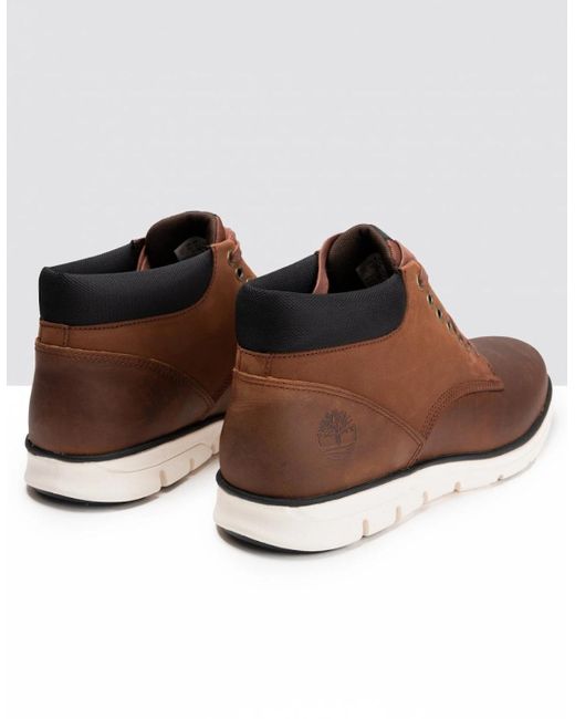 Timberland Brown Bradstreet Leather Chukka Boot for men