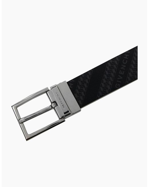 Givenchy Black Chain Logo Print Belt for men