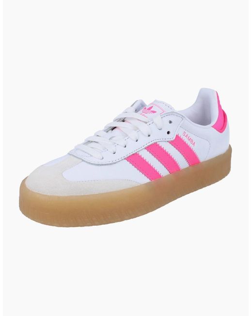 Adidas Pink Originals Sambae Trainers Sneakers Js3940
