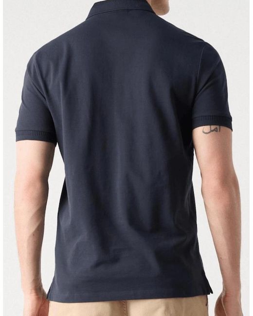 Boss Blue Hugo Deroso222 Slim Fit Polo Shirt for men