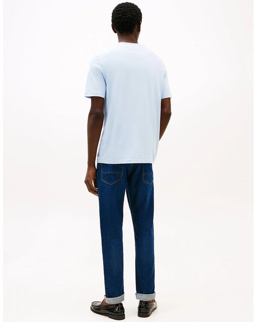 Tommy Hilfiger White Essential Seasonal Regular Fit Solid T-Shirt for men