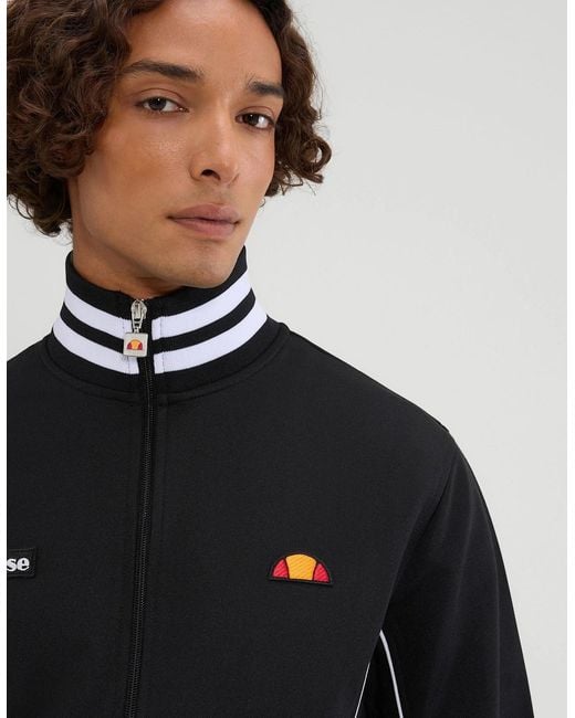 Ellesse Black Milan Track Jacket for men