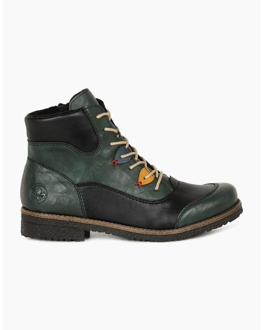 Rieker Black Compass Ankle Boots