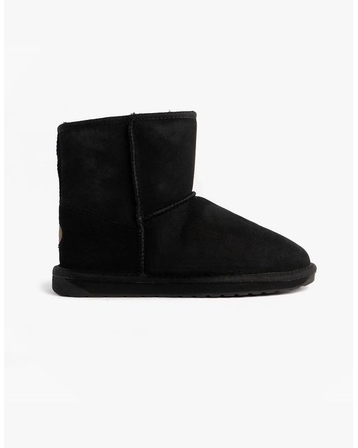 EMU Black Australia Stinger Mini Sheepskin Boot