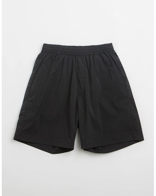Snow Peak Black Snow Peak Easy Shorts for men