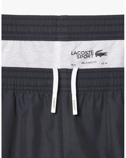 Lacoste Blue Sport Lightweight Fabric Tracksuit Pants for men