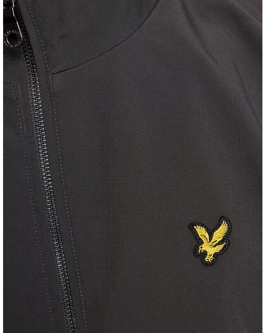 Lyle & Scott Gray Mesh-Back Softshell Jacket for men