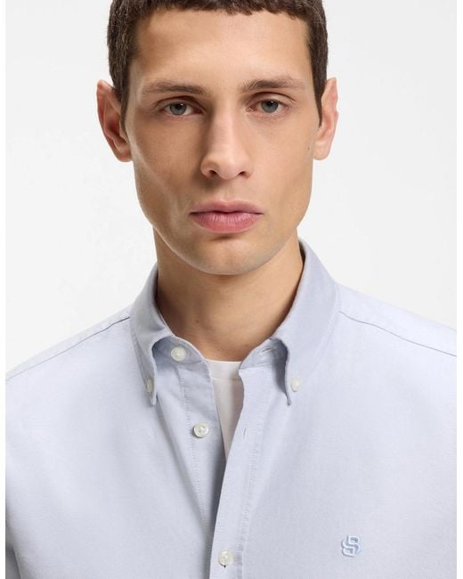 Boss White Boss H-Liam-Bd-E-C1-261 Shirt 531 Light/Pastel for men
