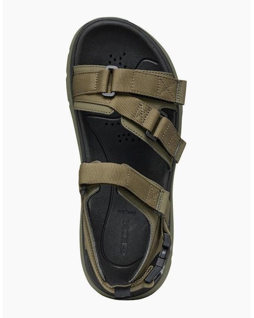 Geox Black U Spherica Actif X S Sandals for men