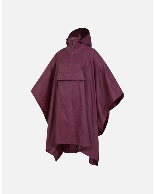 Mountain Warehouse Purple Ladies Pakka Waterproof Poncho