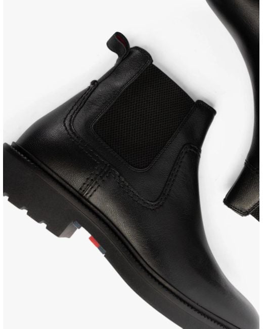 Tommy Hilfiger Black Hilfiger Comfort Chelsea Boots for men