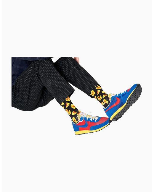 Happy Socks Black Pizza Love Socks