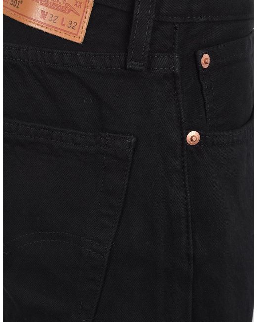 Levi's Black Original Jeans for men