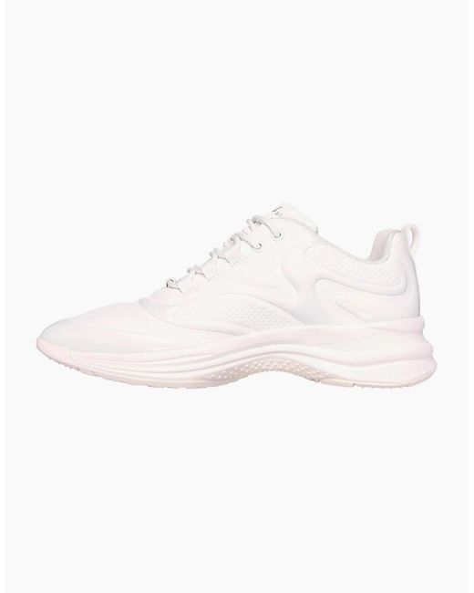 Skechers Pink Hot Melt Embossed Neoprene Low Top Trainers