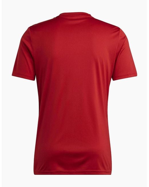 Adidas Red Icon23 V-Neck Short Sleeve Jersey T-Shirt for men