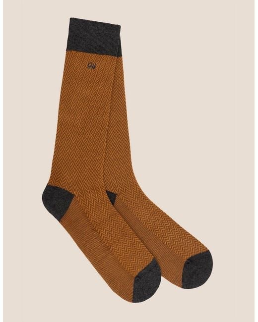 Oswin Hyde Multicolor Herringbone for men