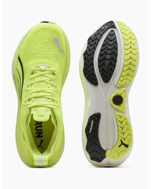 PUMA Green Foreverrun Nitro 2 Everyday Stable Road Running Shoes for men