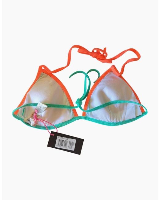 DIESEL Green 0Wacp Calypso Bikini Triangle Top