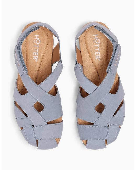 Hotter Gray Carpa Sandals