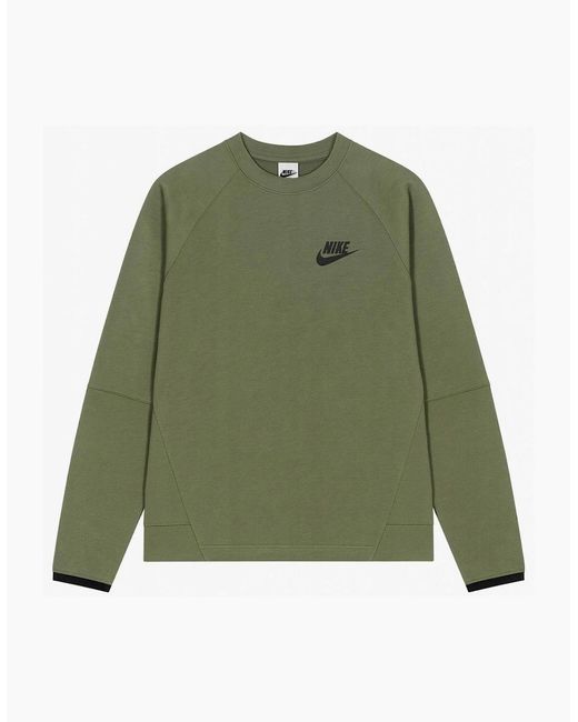 Nike Green Plain Sweatshirt for men