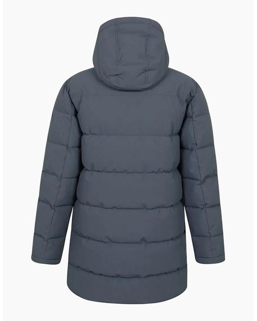 Mountain Warehouse Blue Digby Long Padded Parka for men