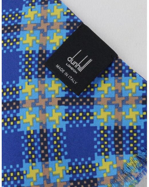 Dunhill Blue Scarf for men