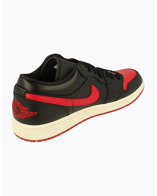 Nike Red Air Jordan 1 Low Trainers Dc0774 061
