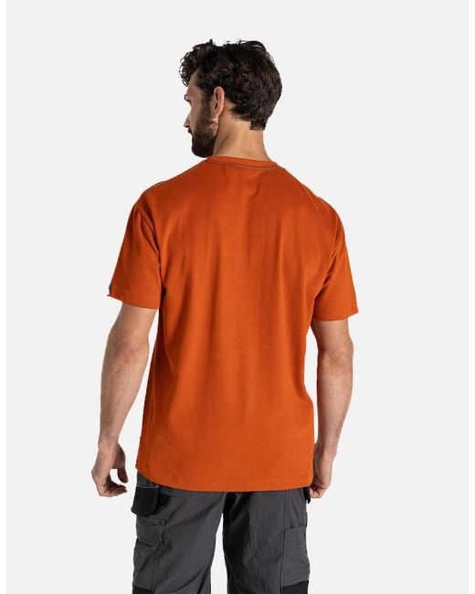 Craghoppers Orange Batley Work T-Shirt for men